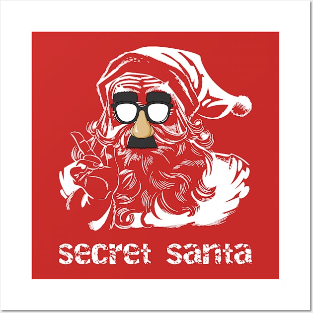 Secret Santa Wall Art by SarahBean